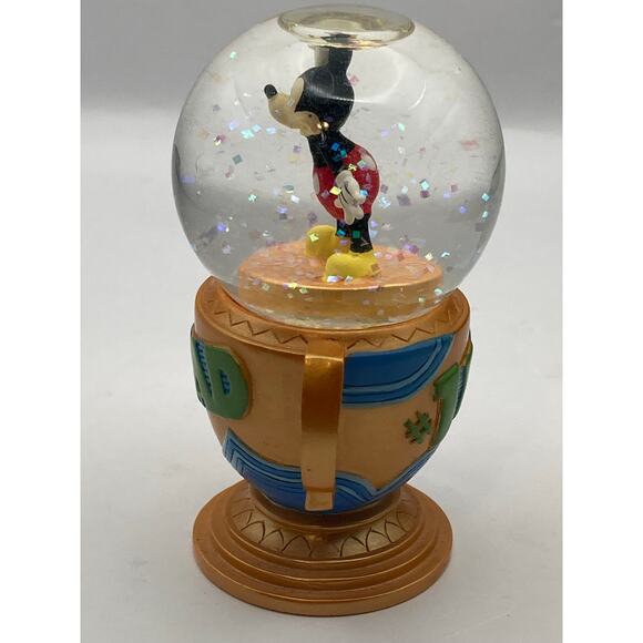 Disney Mickey Mouse Snow Globe Number 1 Dad 3.25" Tall - Picture 5 of 8